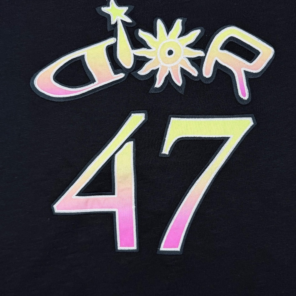 DIOR MEN'S 47 BLACK LEWIS HAMILTON EDITION T-SHIRT SIZE LARGE REGULAR EXCELLENT - Picture 4 of 9